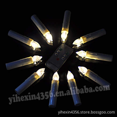 AA Dry Battery Warm White LED Christmas Tree Candle Light